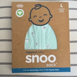 Snoo Sack Large in Mint Green Planets